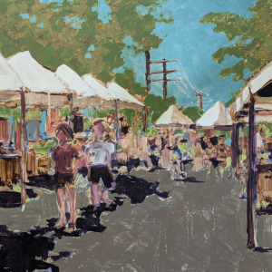 David Ohlerking painting